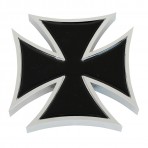 Iron Cross Accent with Colored Sticker