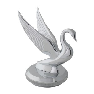 Bugler/Swan with Chrome Die Cast Base Hood Ornaments