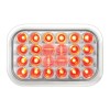 Stainless Steel One Piece Rear Light Bars with Rectangular (6) Lights