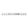 Stainless Steel One Piece Rear Light Bars with Oval (6) Lights in Slanted Style