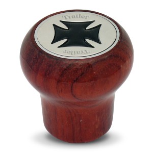 Large Rosewood Screw-In Air Valve Control Knobs with Iron Cross