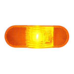 Oval Side Turn and Marker Light with Reflector