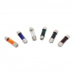Painted Glass Color Dome Light Bulbs