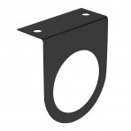 Black Single Light “L” Shape Mounting Brackets with 2 ½” Sealed Light