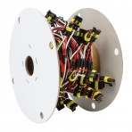 Continuous 3-Pin Light Plug Wire Harness Roll