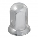 Standard Chrome Steel Push-On Lug Nut Cover for Ford Hub Pilot & Mercedes