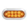 Surface Mount Oval Mega 10 LED Light