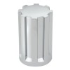 Gear Chrome Plastic 33mm Lug Nut Cover