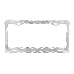 Flame License Plate Frame