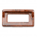 Wood Pattern Switch Label Bezel Cover w/ Visor for Kenworth