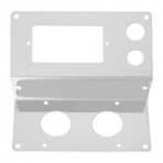 Ashtray, Lighter & Brake Valve Plate in Stainless Steel for Peterbilt 379