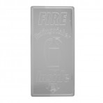 Fire Extinguisher Inside Script Plate for Peterbilt 379