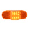 Oval Side Marker & Turn 12 LED Light w/ Reflector