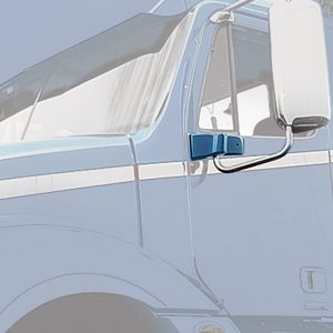 Chrome Plastic Exterior Door Mirror Bracket Cover for Freightliner